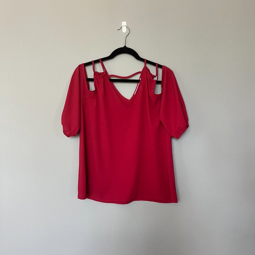 Glenice Cold Shoulder Blouse